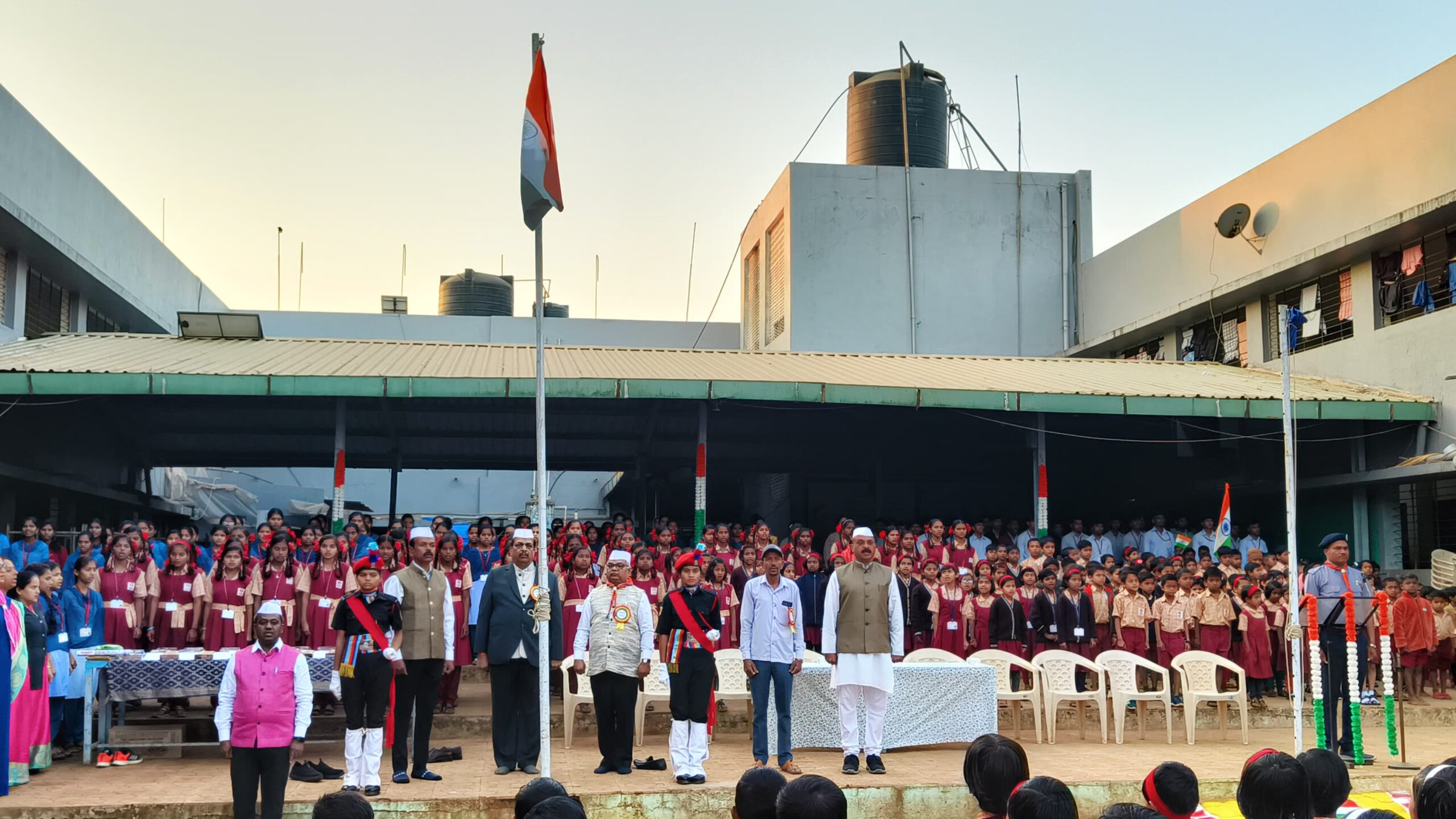 वाघेरा आश्रमशाळेत प्रजासत्ताक दिन उत्साहात साजरा