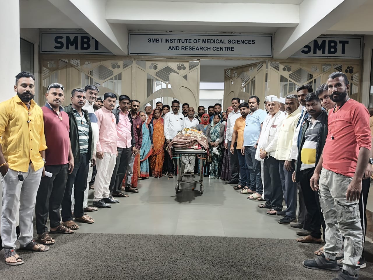 नरेंद्राचार्य महाराज संस्थान च्या माध्यमातून ईगतपुरी तालुक्यातील दुसरे देहदान ; कै. कमळाबाई गोविंद गुंड यांचे स्व इच्छेनुसार मरणोत्तर केले देहदान