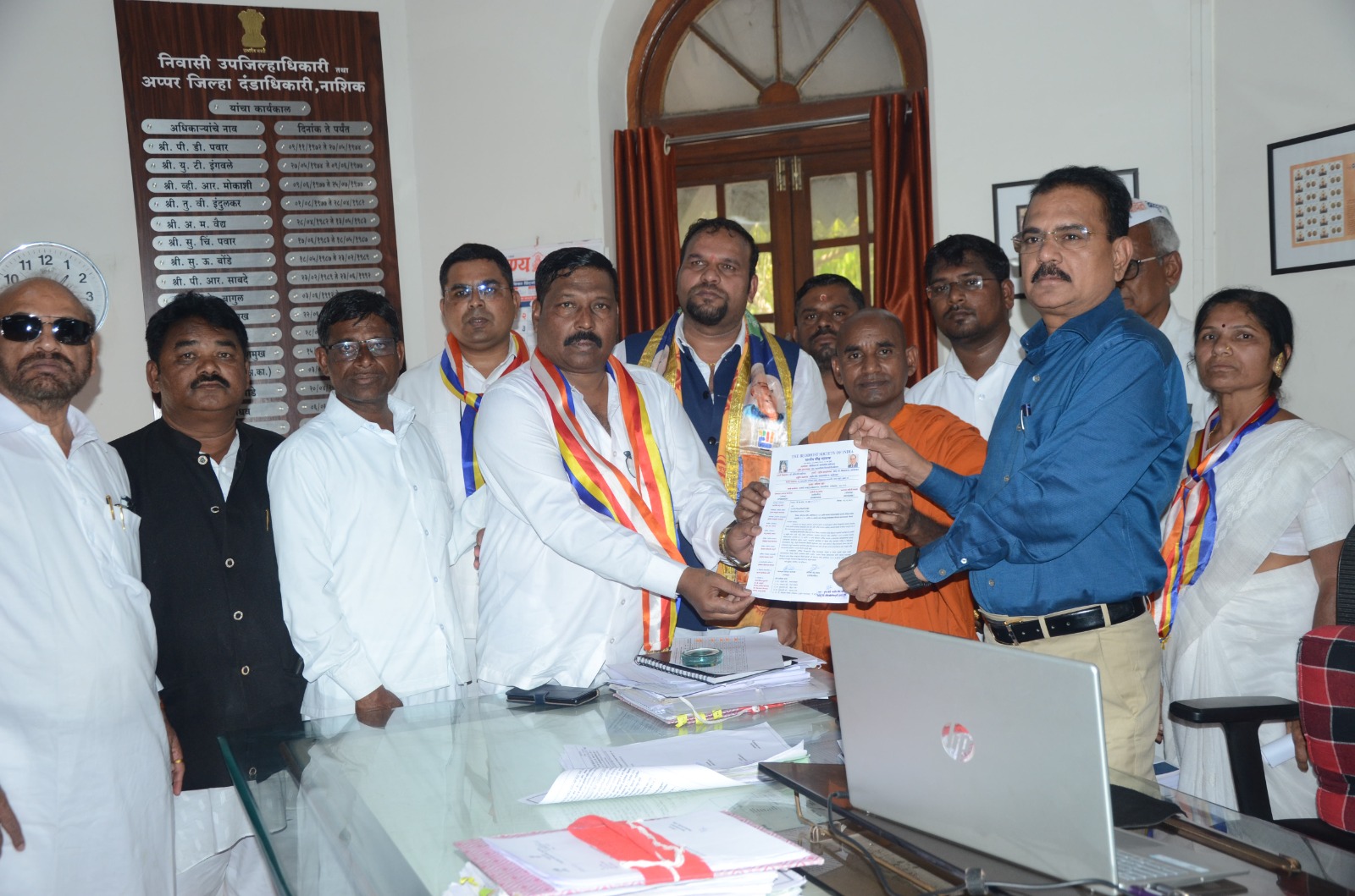 बोधगया महाबोधी महाविहार कायदा १९४९ रद्द करा ; नाशिक जिल्ह्यात महाबोधी महाविहार मुक्त आंदोलन