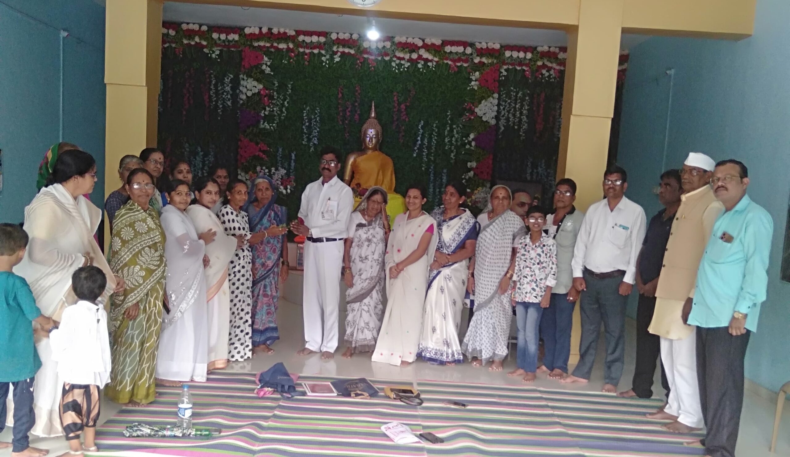 बौद्ध संस्कृतीचा गजर – घोटी शहरात वर्षावास प्रवचन मालिकेचे पाचवे पुष्प उत्साहात साजरे